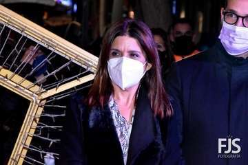 Telde da la bienvenida a la Navidad con el encendido de la decoración callejera/TA y Francisco Javier Santana.